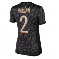 Stroje piłkarskie Paris Saint-Germain Achraf Hakimi #2 Koszulka Trzeciej dla damskie 2023-24 Krótki Rękaw